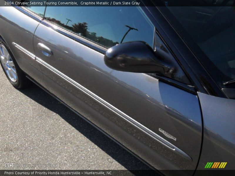 Graphite Metallic / Dark Slate Gray 2004 Chrysler Sebring Touring Convertible