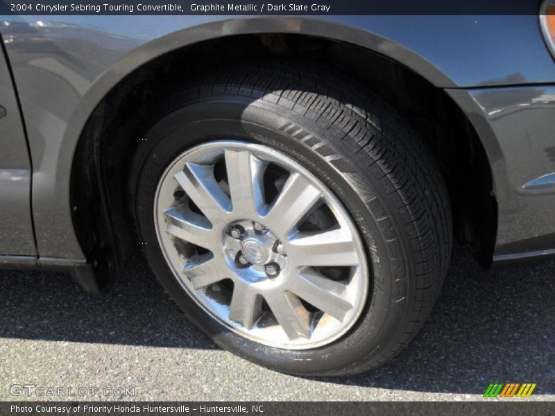 Graphite Metallic / Dark Slate Gray 2004 Chrysler Sebring Touring Convertible