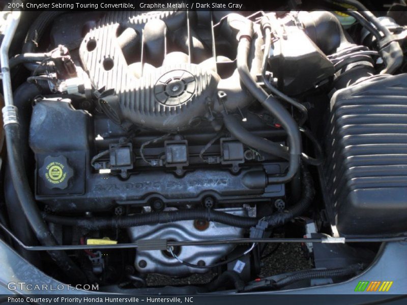 Graphite Metallic / Dark Slate Gray 2004 Chrysler Sebring Touring Convertible