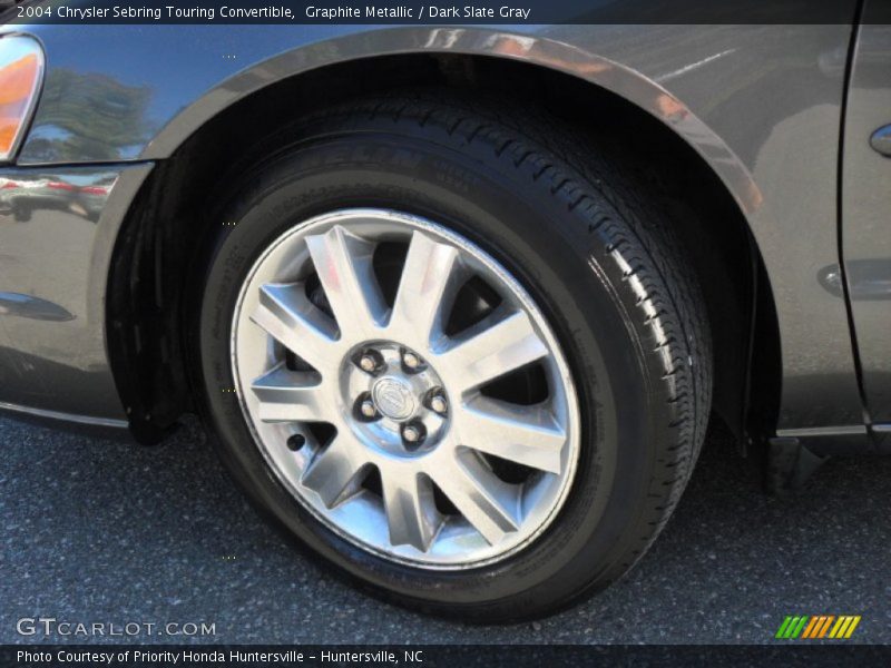 Graphite Metallic / Dark Slate Gray 2004 Chrysler Sebring Touring Convertible
