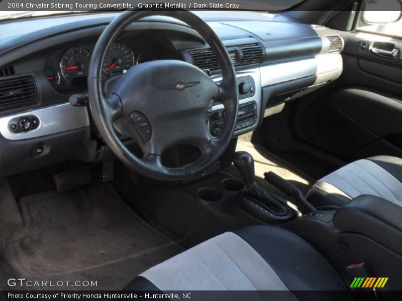 Graphite Metallic / Dark Slate Gray 2004 Chrysler Sebring Touring Convertible