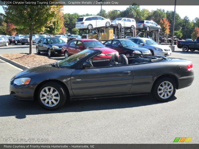Graphite Metallic / Dark Slate Gray 2004 Chrysler Sebring Touring Convertible
