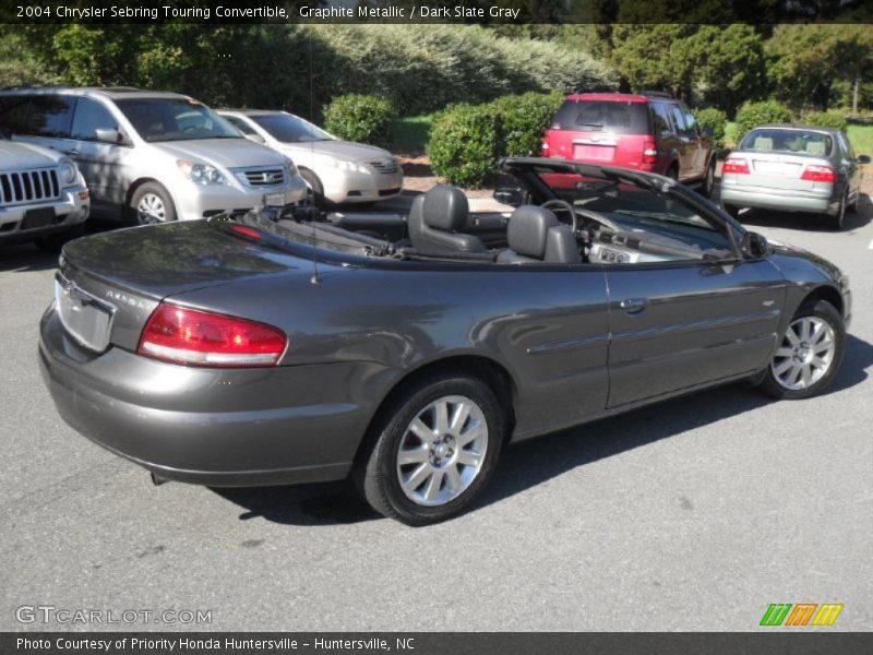 Graphite Metallic / Dark Slate Gray 2004 Chrysler Sebring Touring Convertible