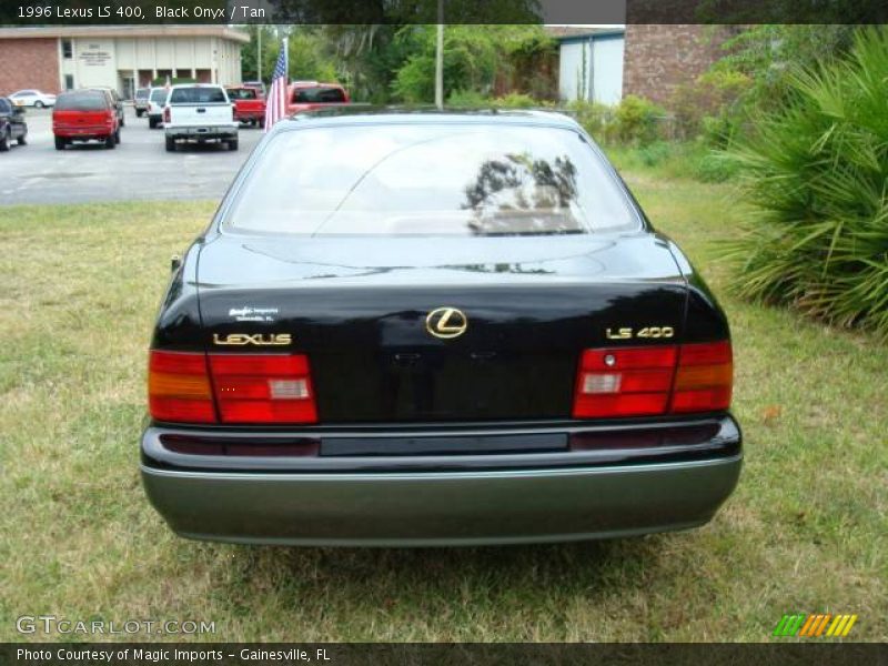 Black Onyx / Tan 1996 Lexus LS 400
