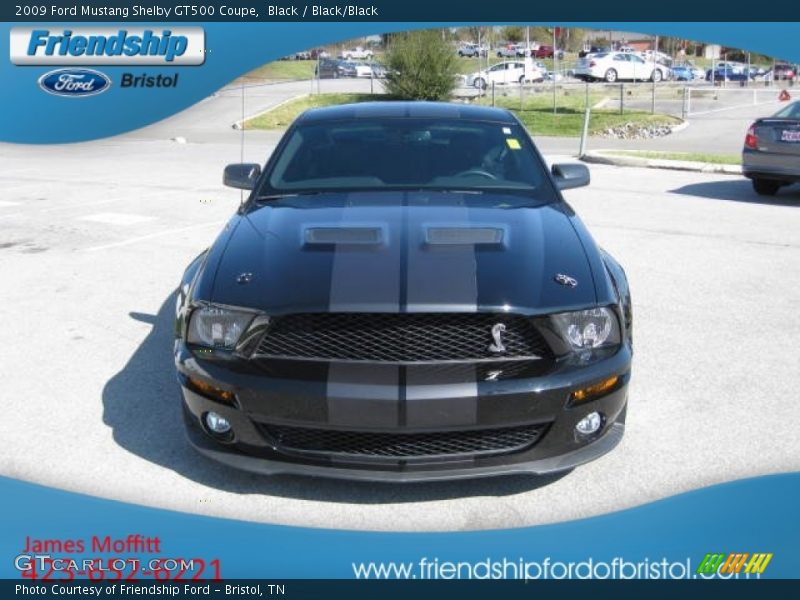 Black / Black/Black 2009 Ford Mustang Shelby GT500 Coupe