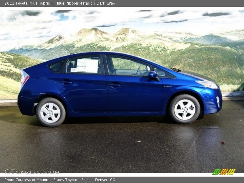 Blue Ribbon Metallic / Dark Gray 2011 Toyota Prius Hybrid II