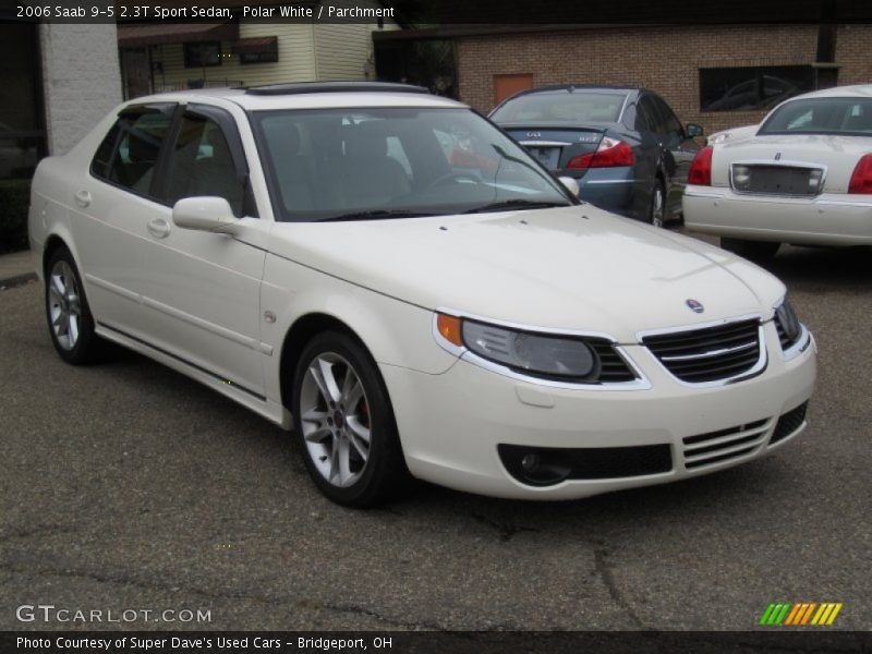 Polar White / Parchment 2006 Saab 9-5 2.3T Sport Sedan