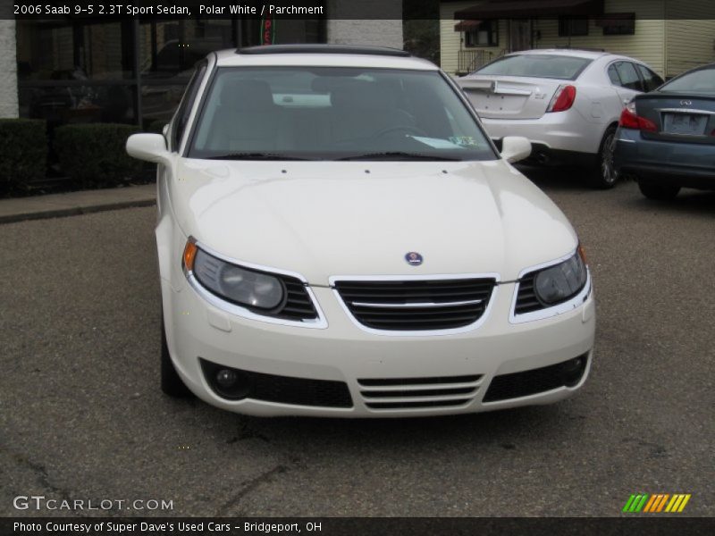 Polar White / Parchment 2006 Saab 9-5 2.3T Sport Sedan
