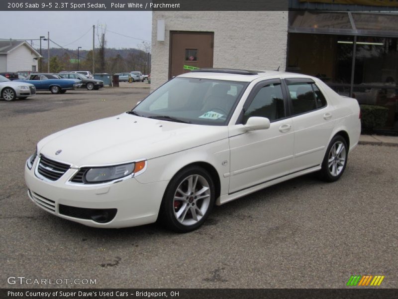 Polar White / Parchment 2006 Saab 9-5 2.3T Sport Sedan