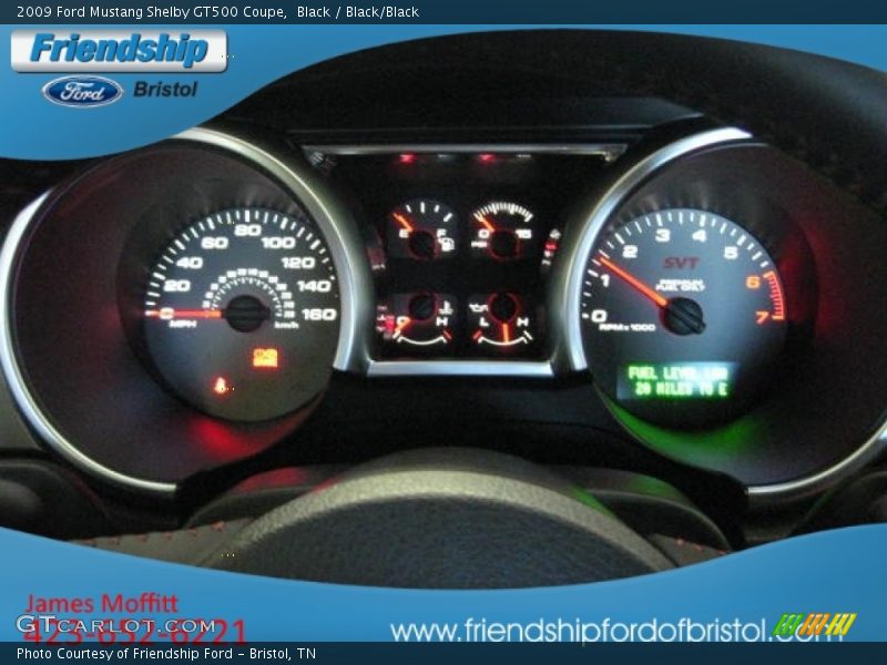 Black / Black/Black 2009 Ford Mustang Shelby GT500 Coupe