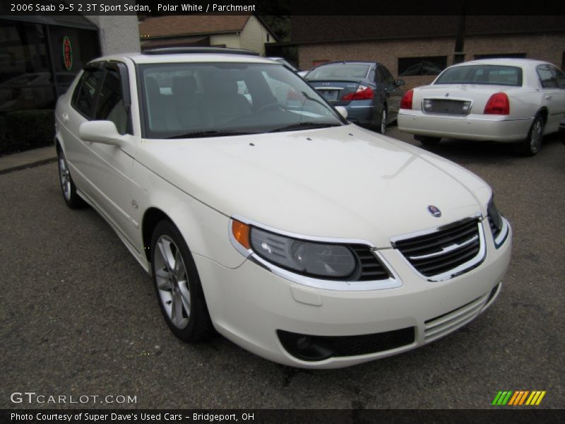 Polar White / Parchment 2006 Saab 9-5 2.3T Sport Sedan