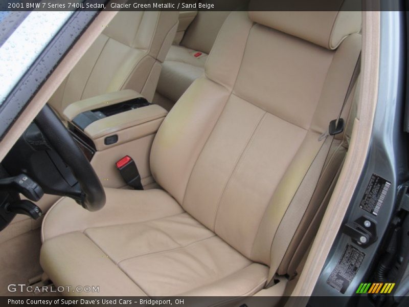  2001 7 Series 740iL Sedan Sand Beige Interior