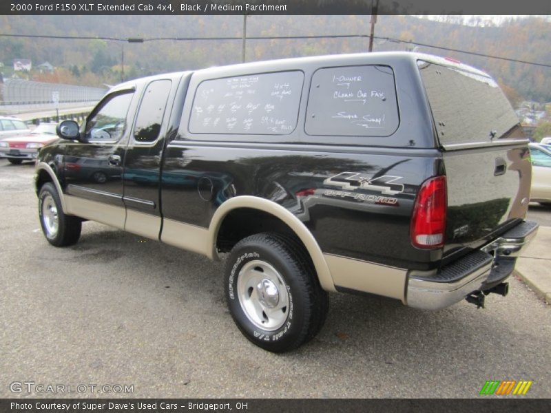 Black / Medium Parchment 2000 Ford F150 XLT Extended Cab 4x4