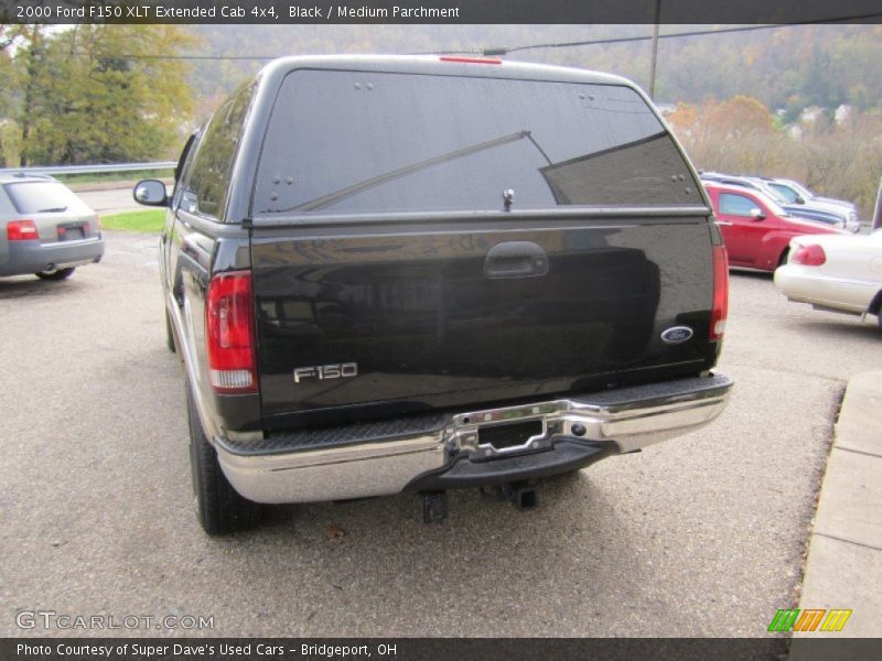 Black / Medium Parchment 2000 Ford F150 XLT Extended Cab 4x4