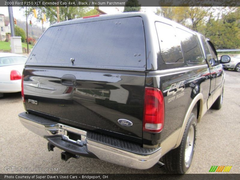 Black / Medium Parchment 2000 Ford F150 XLT Extended Cab 4x4