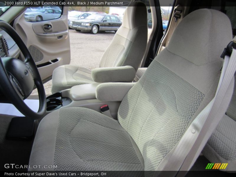 Black / Medium Parchment 2000 Ford F150 XLT Extended Cab 4x4