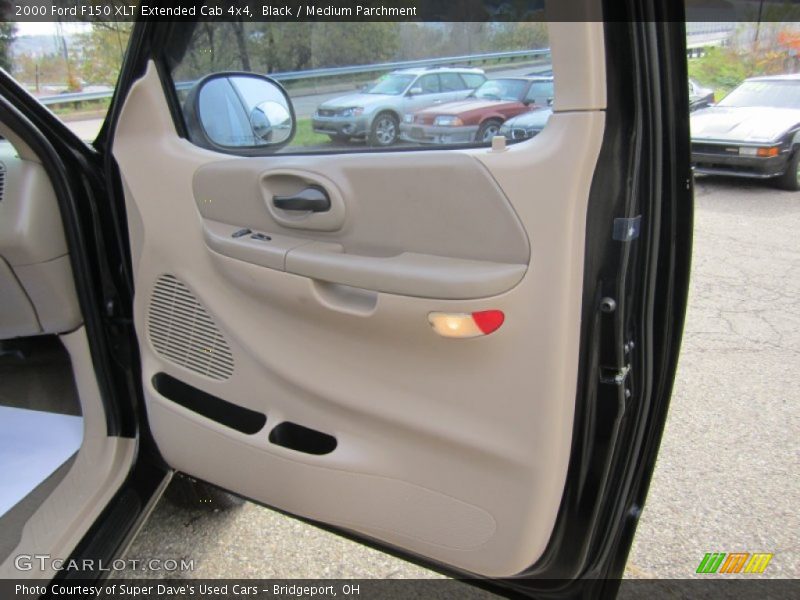 Black / Medium Parchment 2000 Ford F150 XLT Extended Cab 4x4