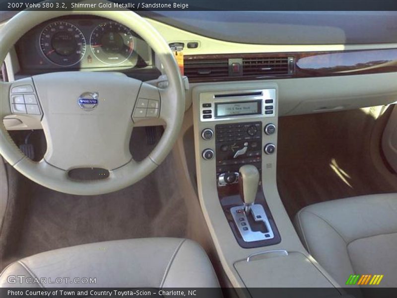 Shimmer Gold Metallic / Sandstone Beige 2007 Volvo S80 3.2