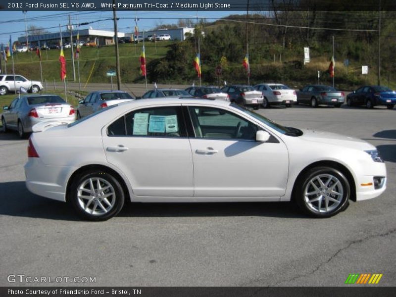  2012 Fusion SEL V6 AWD White Platinum Tri-Coat