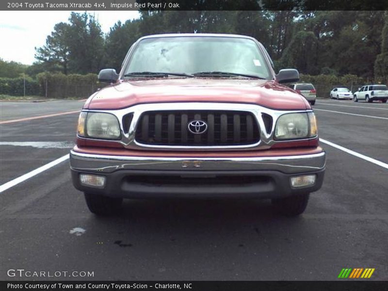 Impulse Red Pearl / Oak 2004 Toyota Tacoma Xtracab 4x4