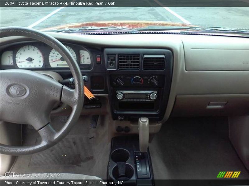 Impulse Red Pearl / Oak 2004 Toyota Tacoma Xtracab 4x4