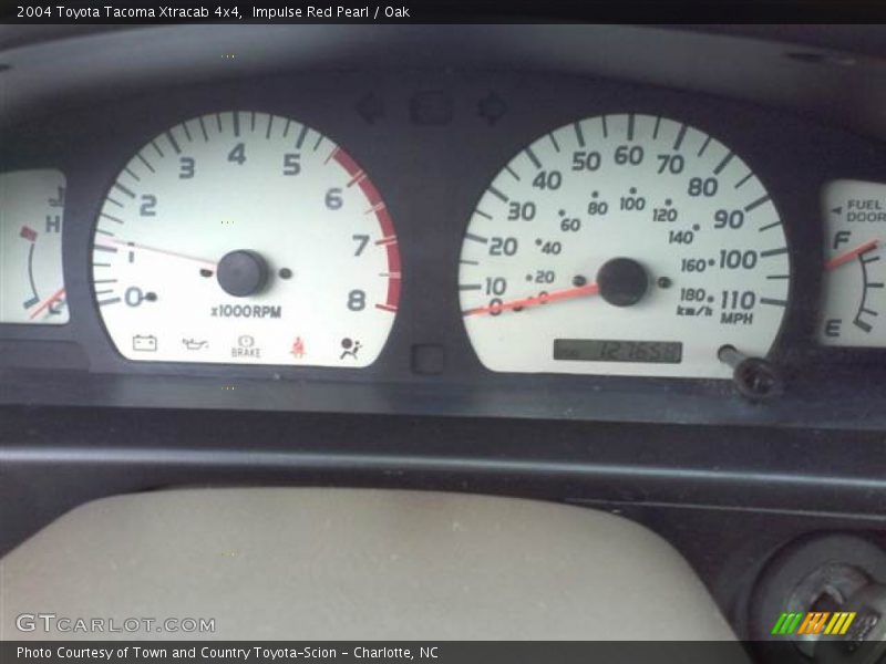 Impulse Red Pearl / Oak 2004 Toyota Tacoma Xtracab 4x4