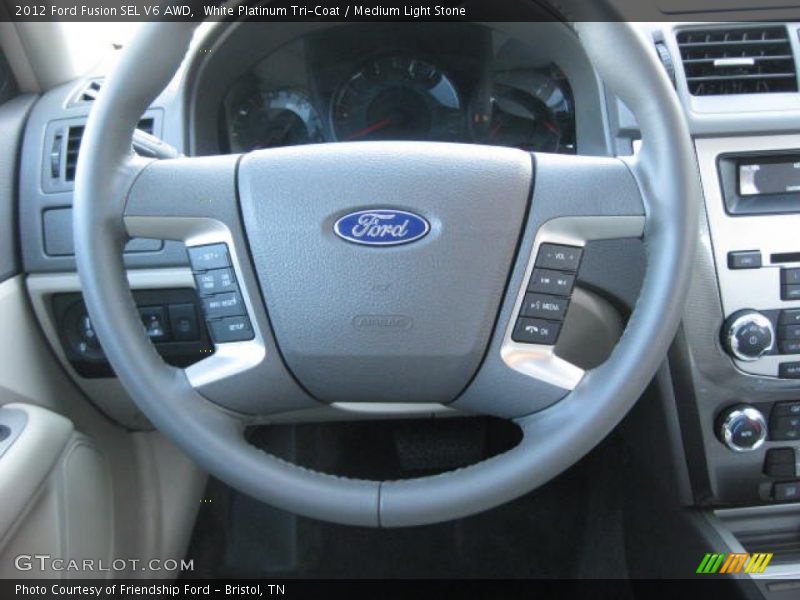  2012 Fusion SEL V6 AWD Steering Wheel