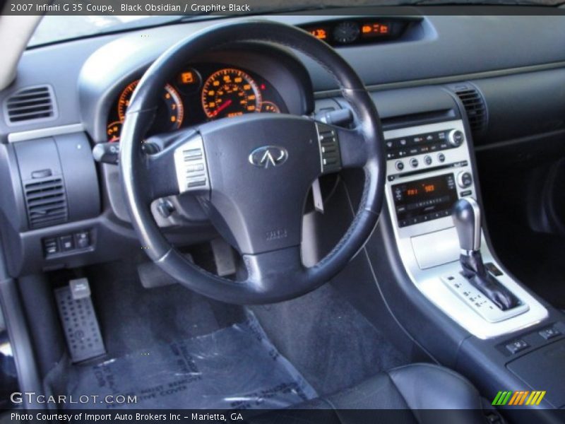 Black Obsidian / Graphite Black 2007 Infiniti G 35 Coupe