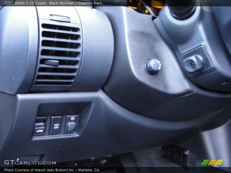 Black Obsidian / Graphite Black 2007 Infiniti G 35 Coupe