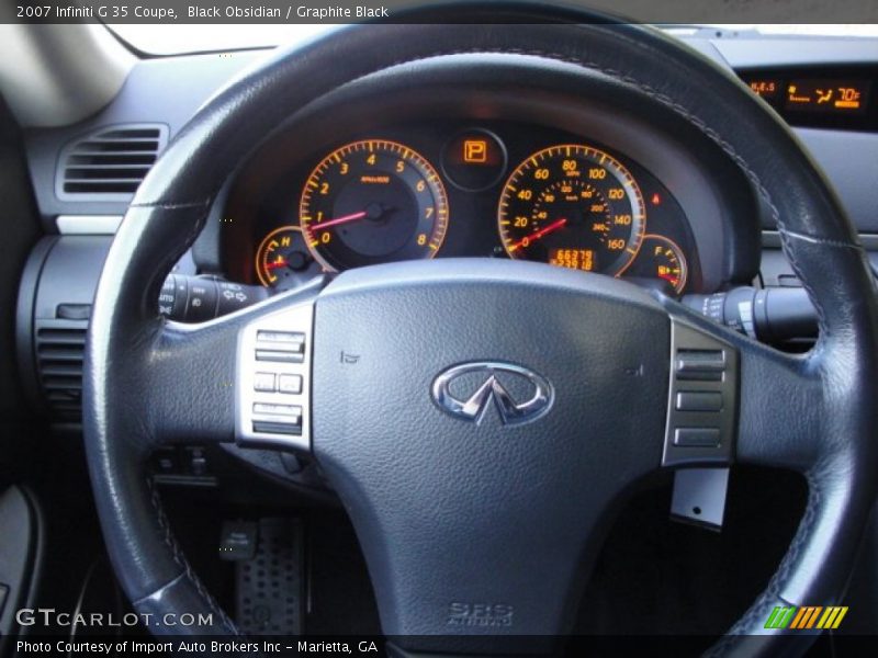 Black Obsidian / Graphite Black 2007 Infiniti G 35 Coupe