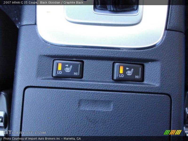 Black Obsidian / Graphite Black 2007 Infiniti G 35 Coupe
