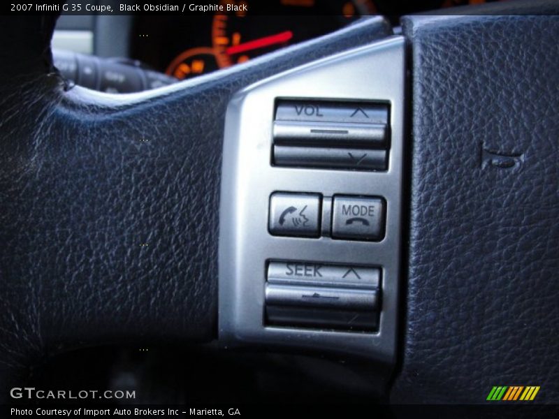 Black Obsidian / Graphite Black 2007 Infiniti G 35 Coupe