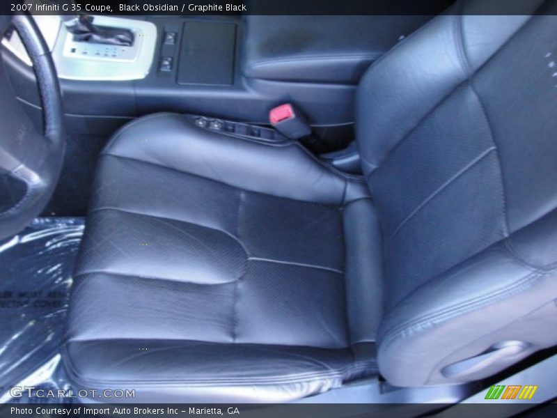 Black Obsidian / Graphite Black 2007 Infiniti G 35 Coupe