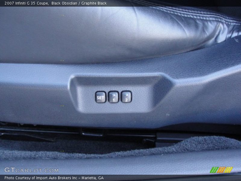 Black Obsidian / Graphite Black 2007 Infiniti G 35 Coupe