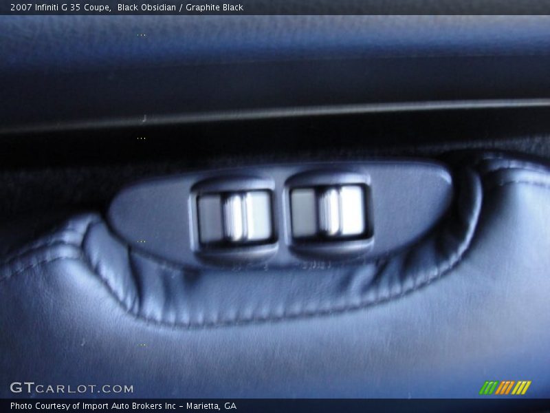 Black Obsidian / Graphite Black 2007 Infiniti G 35 Coupe