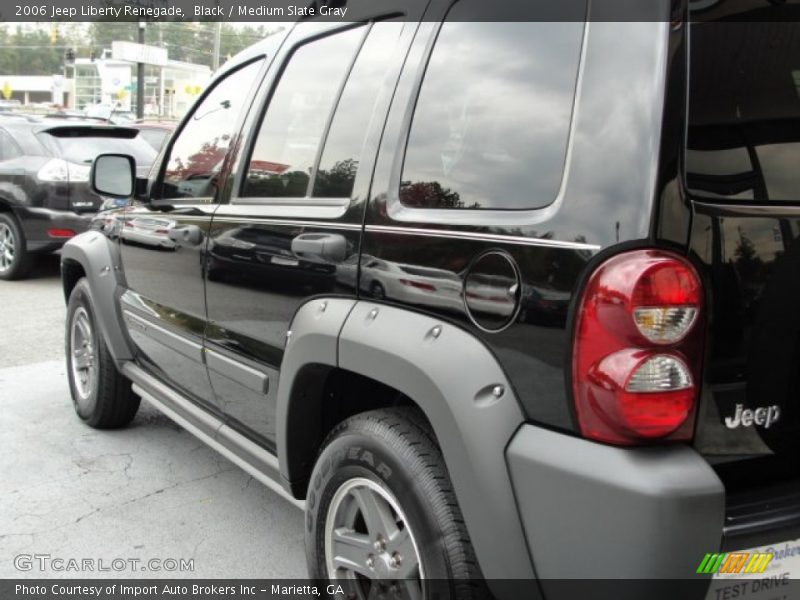 Black / Medium Slate Gray 2006 Jeep Liberty Renegade