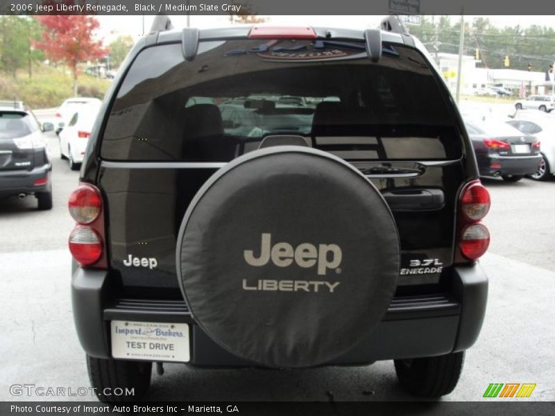 Black / Medium Slate Gray 2006 Jeep Liberty Renegade