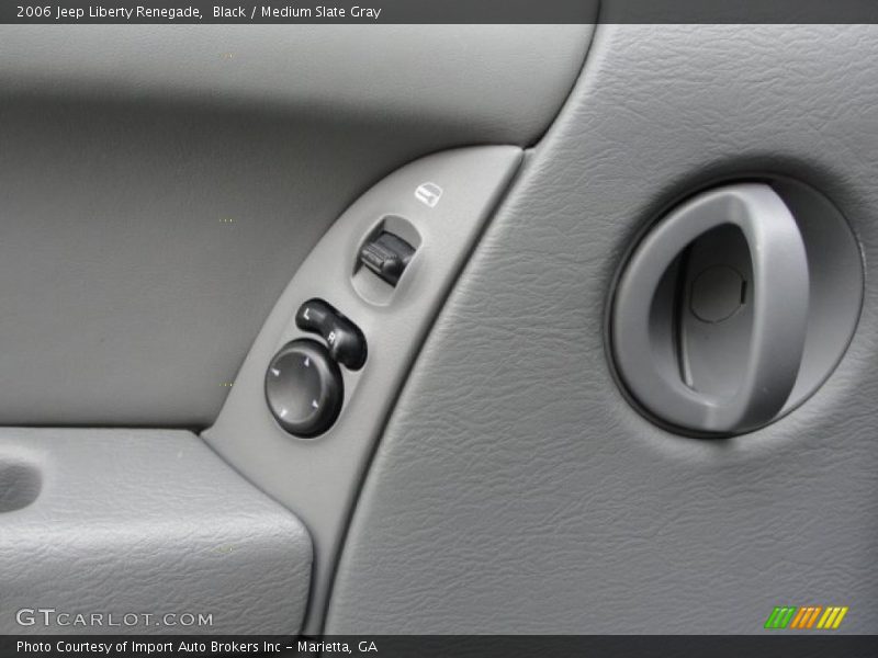Black / Medium Slate Gray 2006 Jeep Liberty Renegade