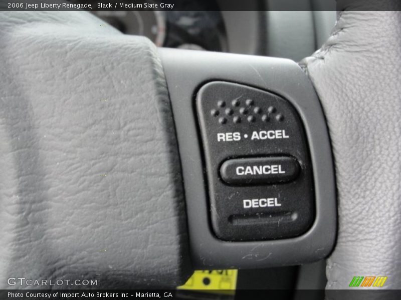 Black / Medium Slate Gray 2006 Jeep Liberty Renegade