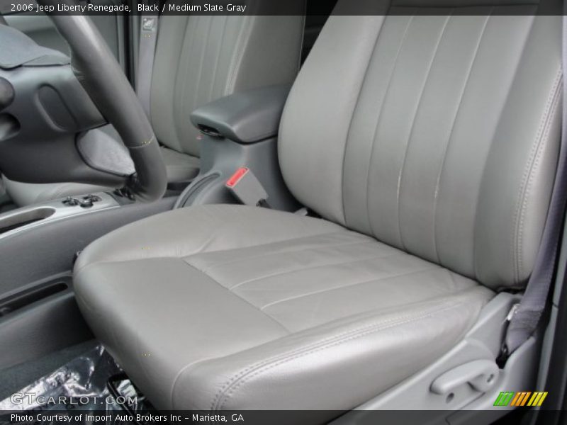Black / Medium Slate Gray 2006 Jeep Liberty Renegade