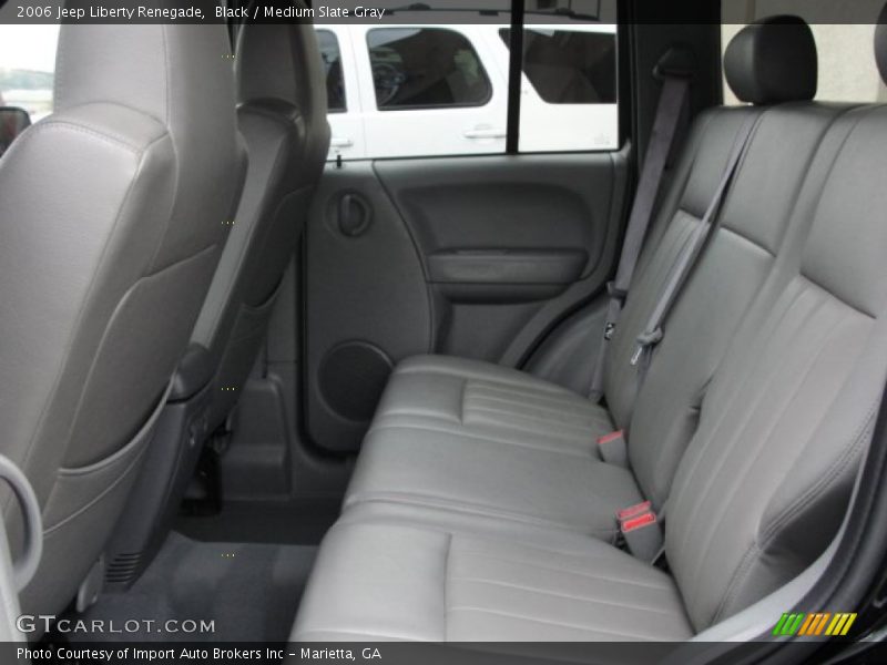 Black / Medium Slate Gray 2006 Jeep Liberty Renegade