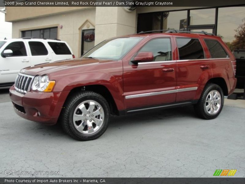  2008 Grand Cherokee Limited Red Rock Crystal Pearl