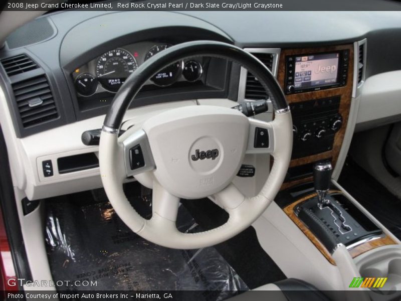 Dashboard of 2008 Grand Cherokee Limited