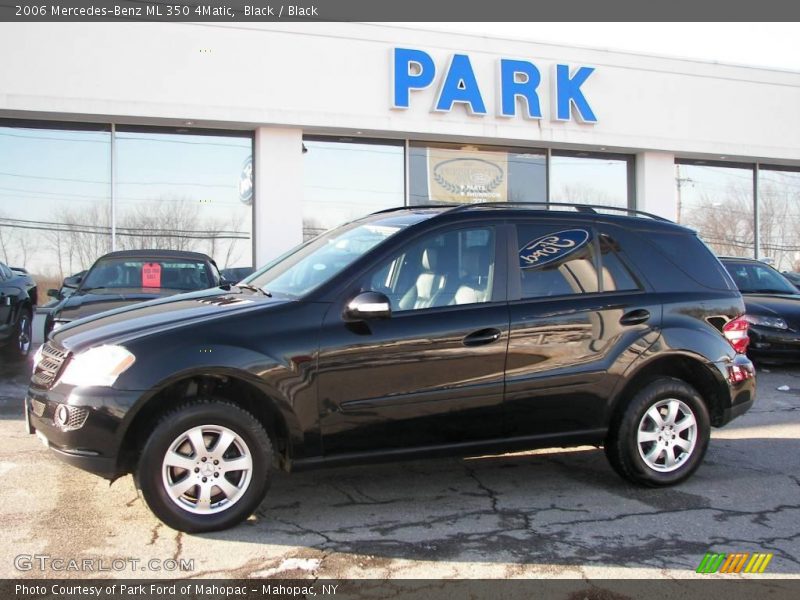 Black / Black 2006 Mercedes-Benz ML 350 4Matic