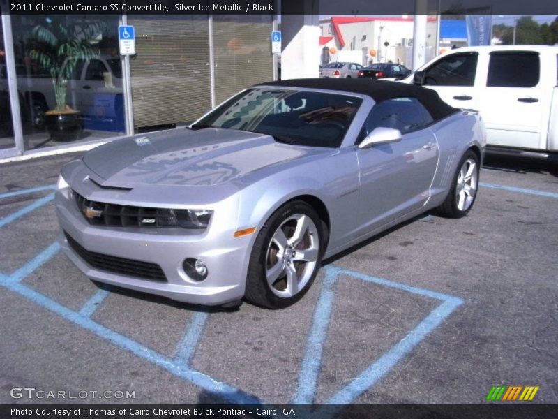 Front 3/4 View of 2011 Camaro SS Convertible