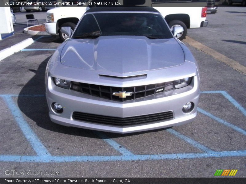 Silver Ice Metallic / Black 2011 Chevrolet Camaro SS Convertible