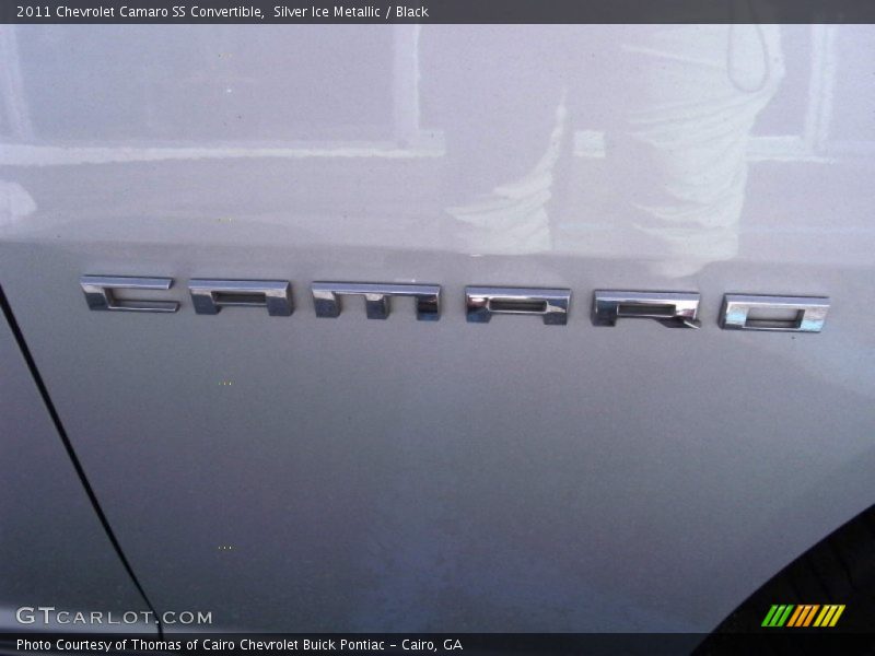 Silver Ice Metallic / Black 2011 Chevrolet Camaro SS Convertible