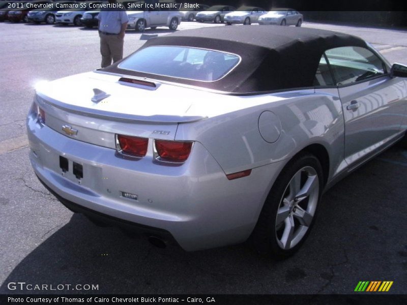 Silver Ice Metallic / Black 2011 Chevrolet Camaro SS Convertible