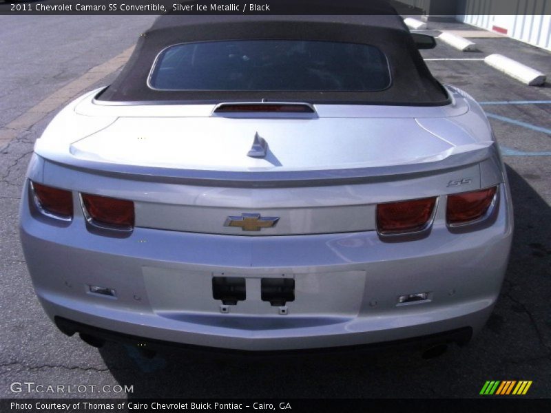 Silver Ice Metallic / Black 2011 Chevrolet Camaro SS Convertible