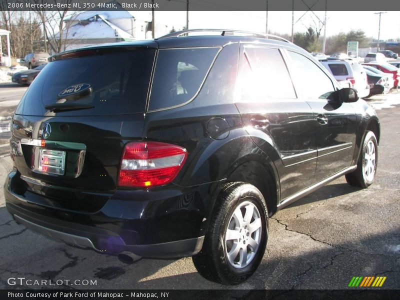Black / Black 2006 Mercedes-Benz ML 350 4Matic